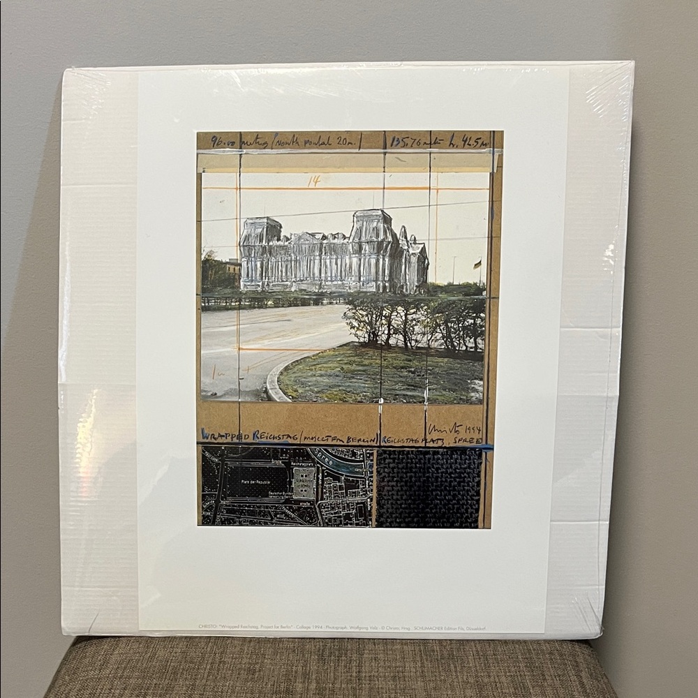 Christo Wrapped Reichstag Germany Print